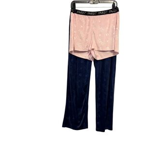 Paris Hilton Blush and Midnight Pajama Set